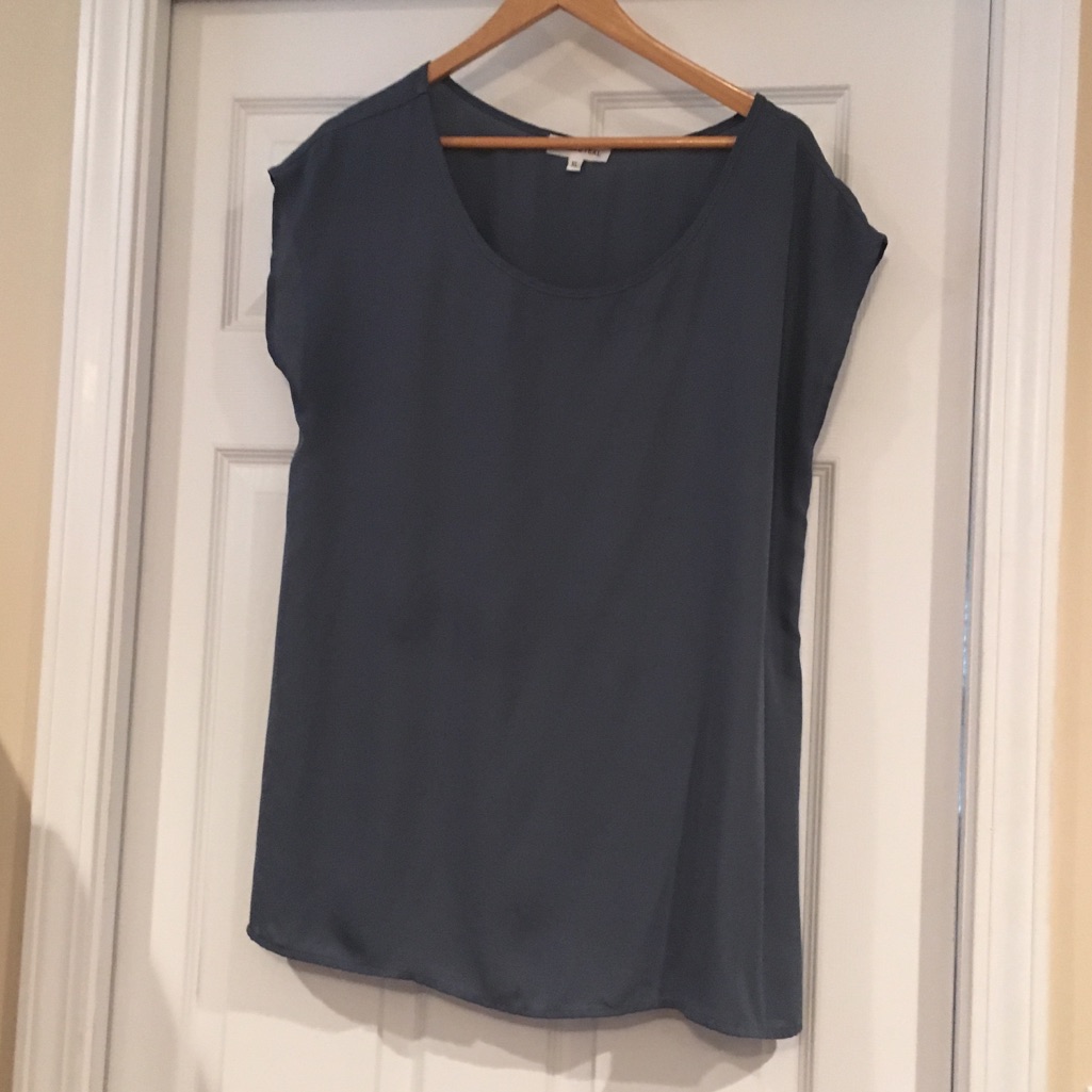 Gray/Blue Top